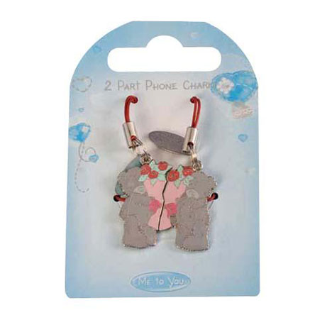 Me to You Bear Love Flowers 2 Part Mobile Phone Charm £2.39